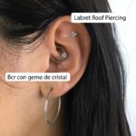 Yanni Piercing Ear Design Diseño Oreja Opal Stone (8)