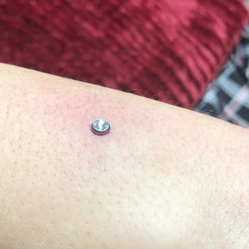Microdermal gema titanio grado implante f136 yannipiercing tienda online envio gratis