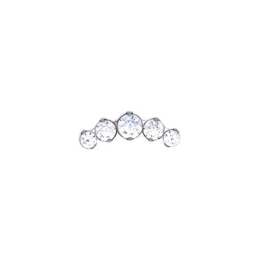 Yanni Piercing Joyas Titanio Grado Implante Labret Corina Circonitas