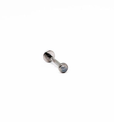 Yanni Piercing Joyas Titanio Grado Implante Labret Piedra luna 3