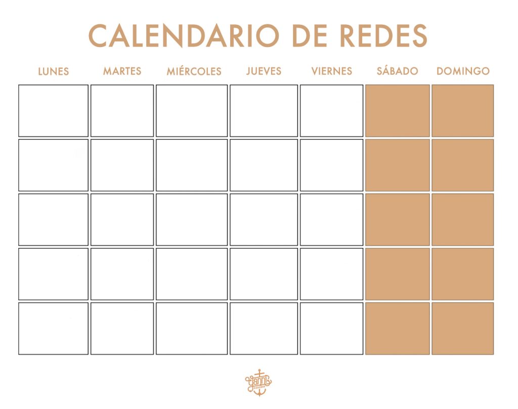 Calendario Redes