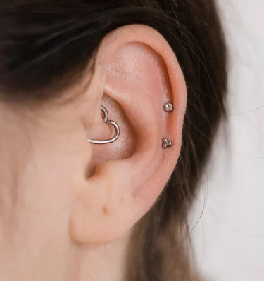 Diseño Broken Heart Roof Bolitas Circonita