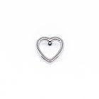 Yanni Piercing Joyas Titanio Grado Implante Labret Corazón3 (1)
