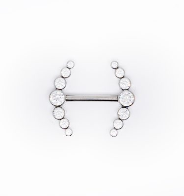 Yanni Piercing Joyas Titanio Grado Pezón diosa