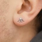 Yanni Piercing Joyas Titanio Grado Implante Telaraña