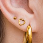 Corazon Queen Yanni Piercing Joyas Titanio Cuida Tu Piercing